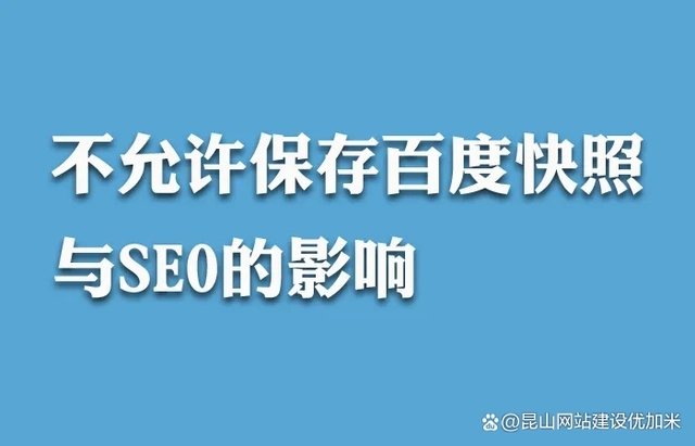 百度快照“消失”網(wǎng)站seo還能做嗎？